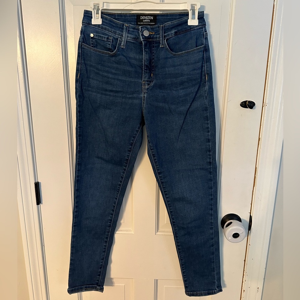 DENIZEN Levi’s High Rise Ankle Super Skinny Jeans
